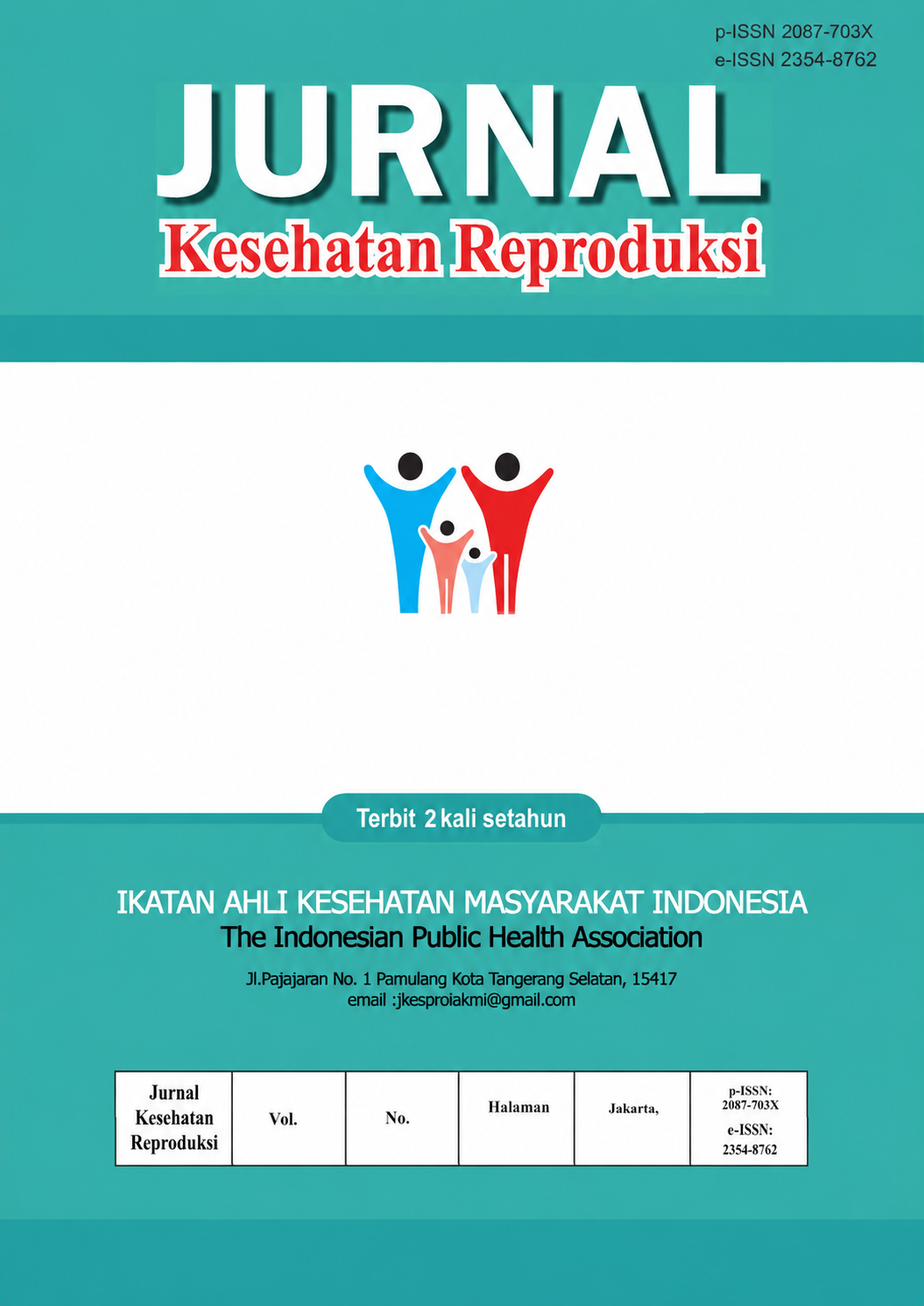 					View Vol. 17 No. 1 (2026): JURNAL KESEHATAN REPRODUKSI VOLUME 17 NOMOR 1 TAHUN 2026
				